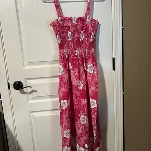 Just Love Pink Floral Maxi Dress